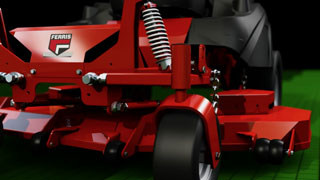 How the Lawn Mower Suspension System Works on Ferris Riding Mowers