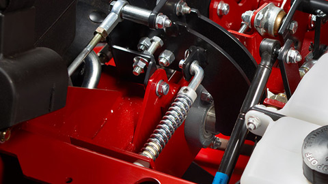 a close-up of a car engine