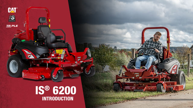 IS® 6200 dízel nulla fordulókörös fűnyíró traktor