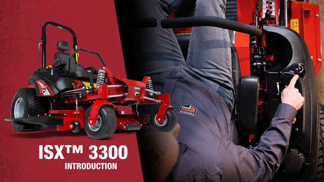 ISX™ 3300 nulla fordulókörös fűnyíró traktor