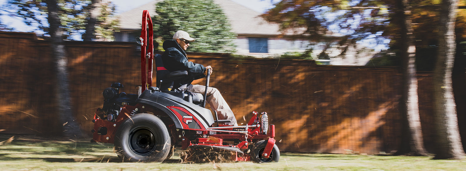 Landscaper riding zero turn mower