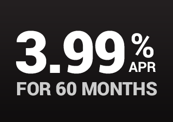 3.99% APR for 60 Months