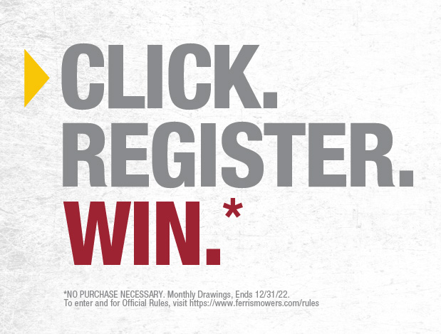 Click. Register. Win. Sweepstakes text