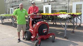 FB2000 Hurricane Stand-On Blower Clean Up at Milwaukee County Zoo | Ferris Commercial Mowers