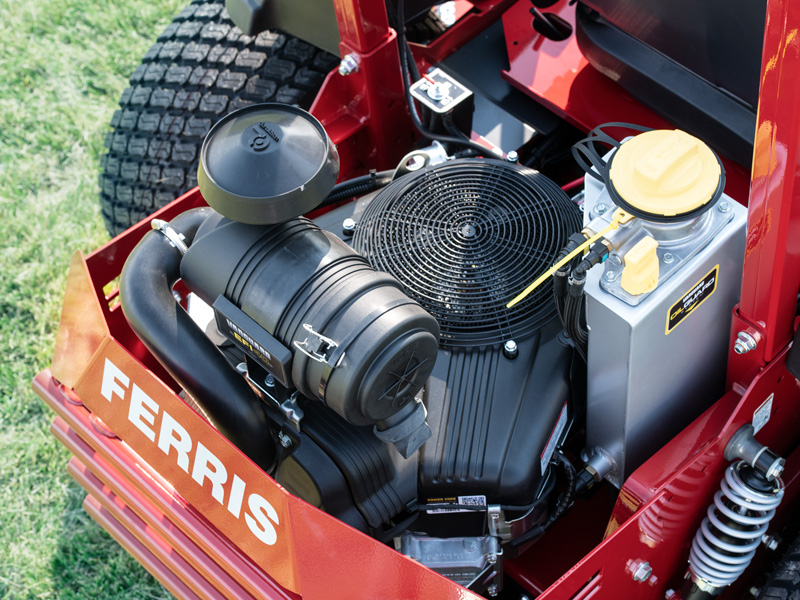 Vanguard Oil Guard zero turn lawn mower engine under hood