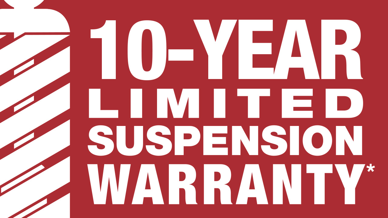 Garantía de suspensión de 10 años