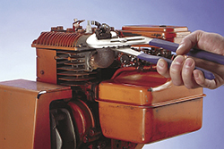 Inspect Small Engine Muffler by Briggs and Stratton Inspect Small Engine Muffler
