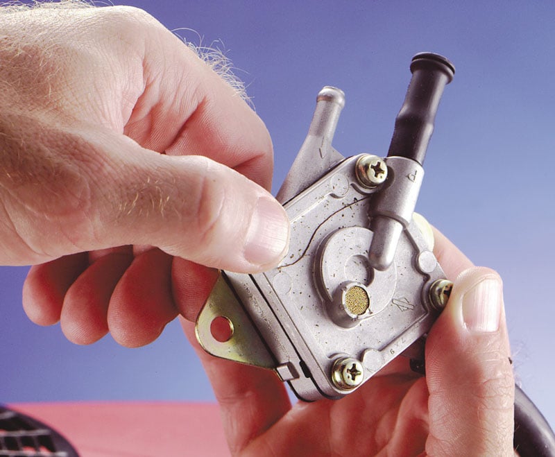 Install Small Engine Fuel Pump Briggs and Stratton