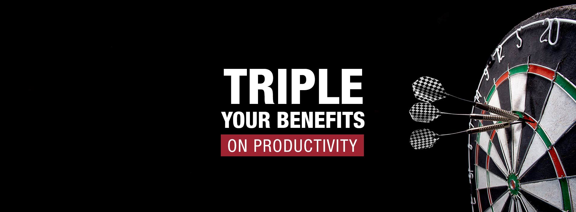 Dreifach-Nutzen-Banner